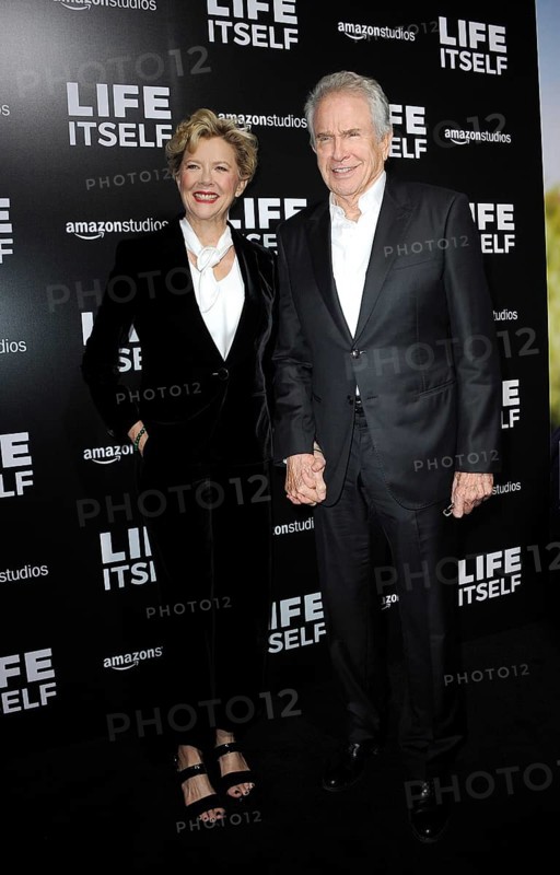 Warren Beatty and Annette Bening at the Los Angeles premiere of 'Life Itself' held at the ArcLight Cinemas in Hollywood, USA on September 13, 2018