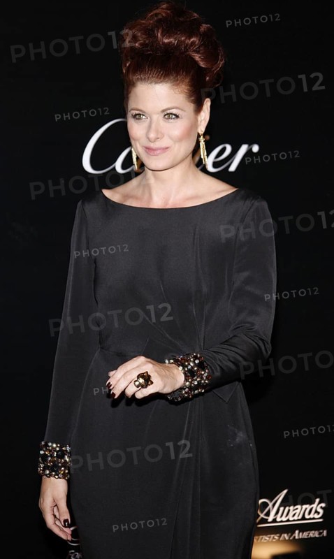 Debra Messing at the Rodeo Drive Walk of Style Award honoring Princess Grace Kelly of Monaco and Cartier held in Beverly Hills, USA on October 22, 2009
