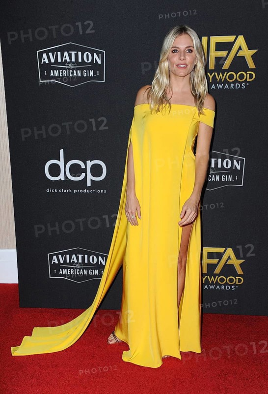 Sienna Miller at the 23rd Annual Hollywood Film Awards held at the Beverly Hilton Hotel in Beverly Hills, USA on November 3, 2019., Beverly Hills, California, USA, North America