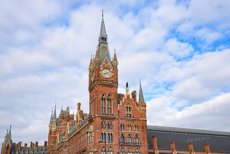 St Pancras railway station in London, United Kingdom, Europe