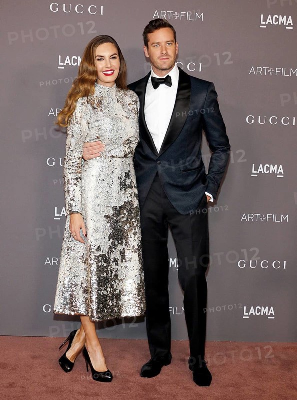 Elizabeth Chambers and Armie Hammer at the 2017 LACMA Art + Film Gala held at the LACMA in Los Angeles, USA on November 4, 2017