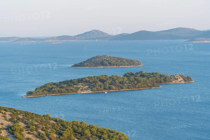 Kornati National Park Croatia on sunset