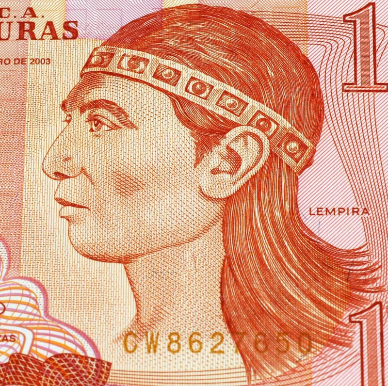 Lempira on Banknote from Honduras. Lempira (died 1537) was a war captain of the Lencas of western Honduras in Central America during the 1530s, when he led resistance to Francisco de Montejo's attempts to conquer and incorporate the region into the province of Honduras