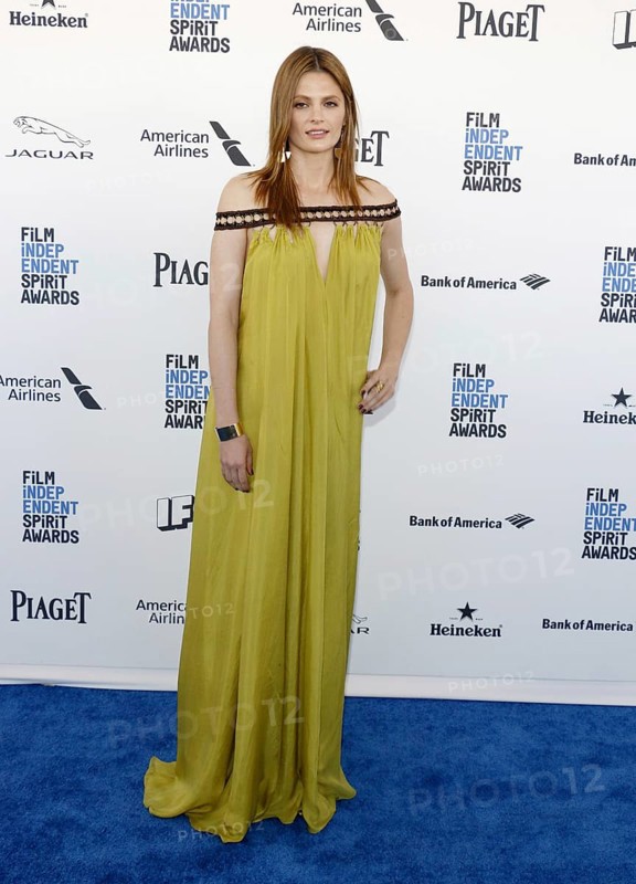 Stana Katic at the 2016 Film Independent Spirit Awards held at the Santa Monica Beach in Santa Monica, USA on February 27, 2016