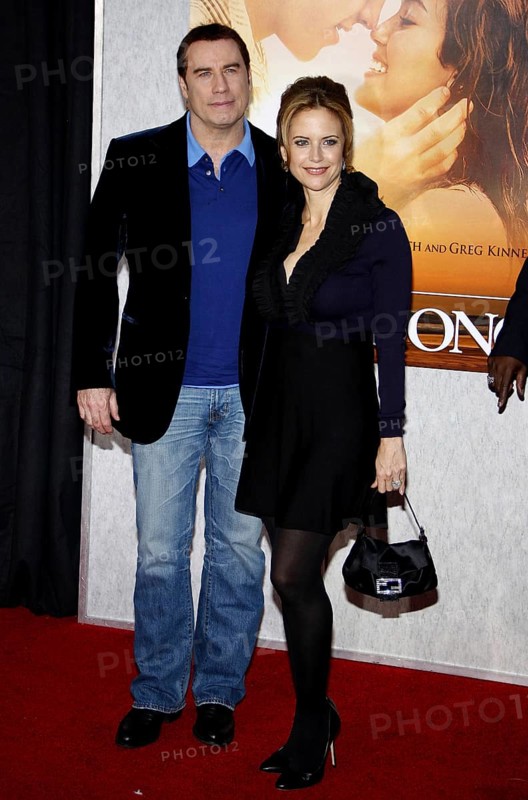 John Travolta and Kelly Preston at the Los Angeles premiere of 'The Last Song' held at the ArcLight Cinemas in Hollywood, USA on March 25, 2010