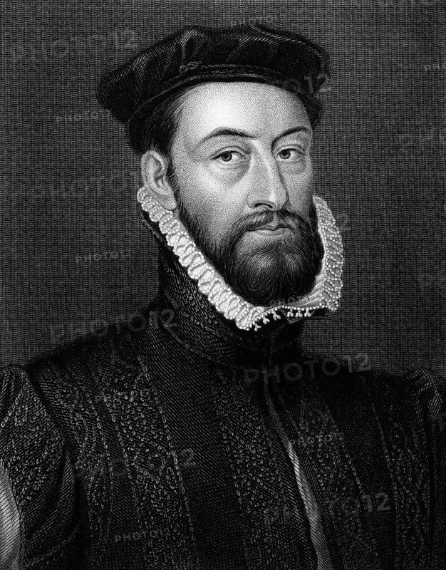 James Stewart, 1st Earl of Moray (1531-1570) on engraving from 1829. Engraved by H.Robinson and published in Portraits of Illustrious Personages of Great Britain, UK, 1829