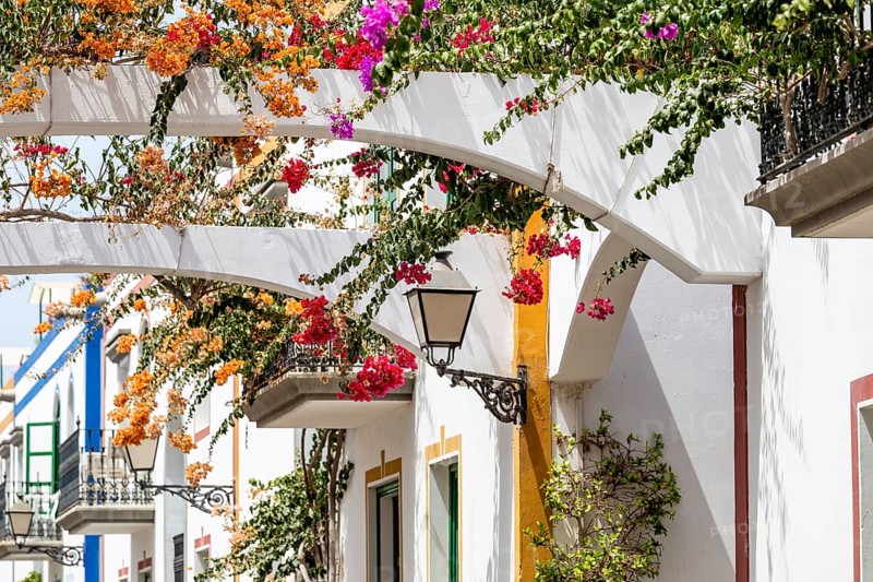 Puerto de Mogan on the Canary Island of Gran Canaria