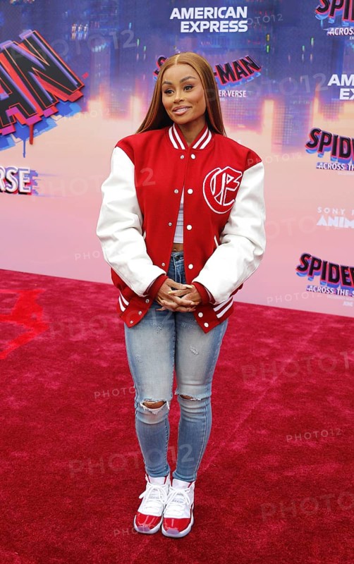 Blac Chyna at the premiere of 'Spider-Man: Across the Spider-Verse' held at the Regency Village Theater in Westwood, USA on May 30, 2023