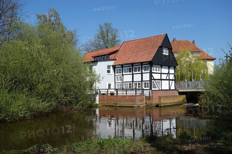 Watermill on the Vechta moor stream