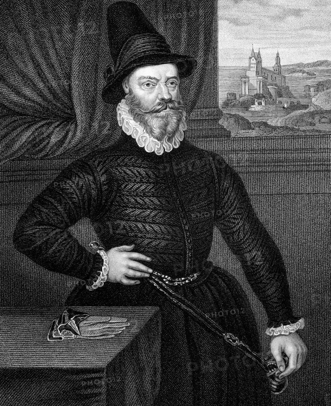 James Douglas, 4th Earl of Morton (1516-1581) on engraving from 1831. The last of the four regents of Scotland during the minority of King James VI. Engraved by S.Freeman and published in Portraits of Illustrious Personages of Great Britain, UK, 1831