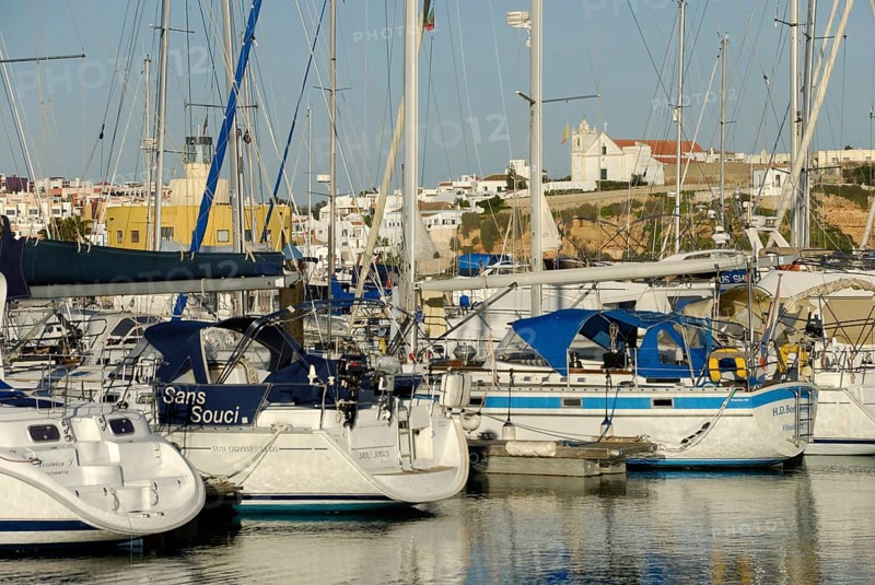 Sailboats in the marina, Portimao, Algarve, Portugal, Europe