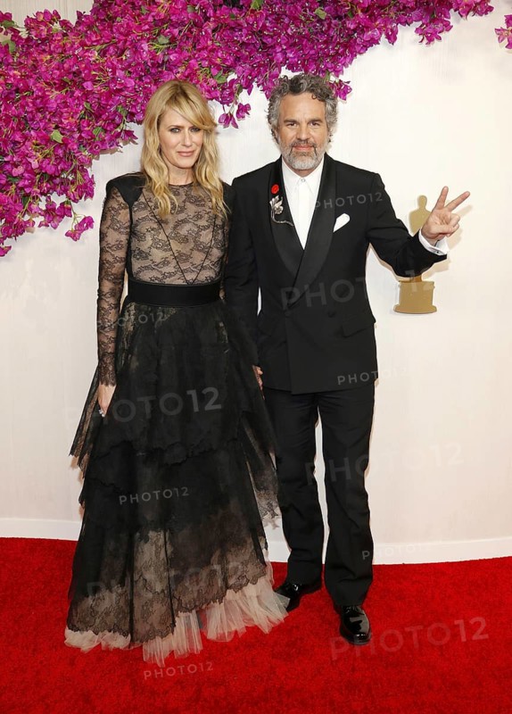 Mark Ruffalo and Sunrise Coigney at the 6th Annual Academy Awards held at the Dolby Theater in Hollywood, USA on March 10, 2024