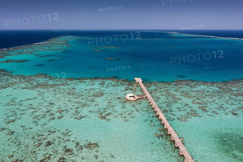 View from Sanganeb lighthouse, Red Sea, Sudan, Africa