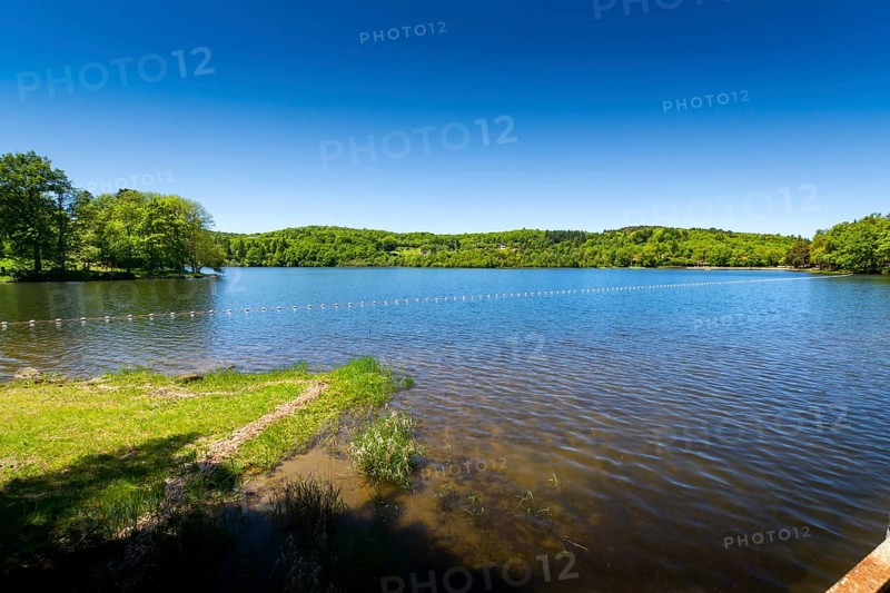 Leisure center of Lac Des Montagnes close to Mazamet city in France