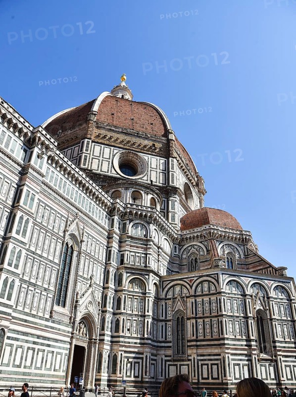 Florence, Italy. September 18, 2023. View of Florence Cathedral (Cattedrale di Santa Maria del Fiore)