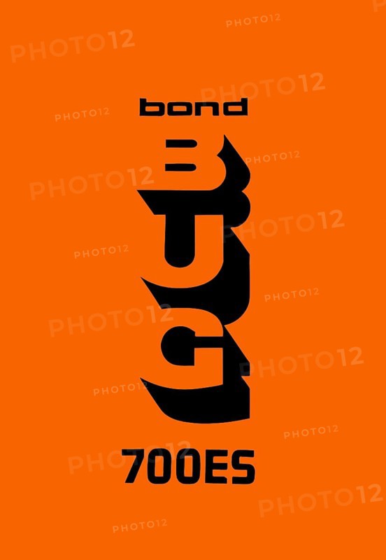Logotype of the Bond bow 700 ES, by Tom Karen of Ogle Design for Reliant Motor Company