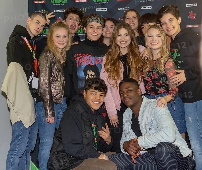 DORTMUND, Germany, December 1st 2018: Spotlight Cast at Nickelodeon Slimefest 2018, the first Slimefest in germany, Europe