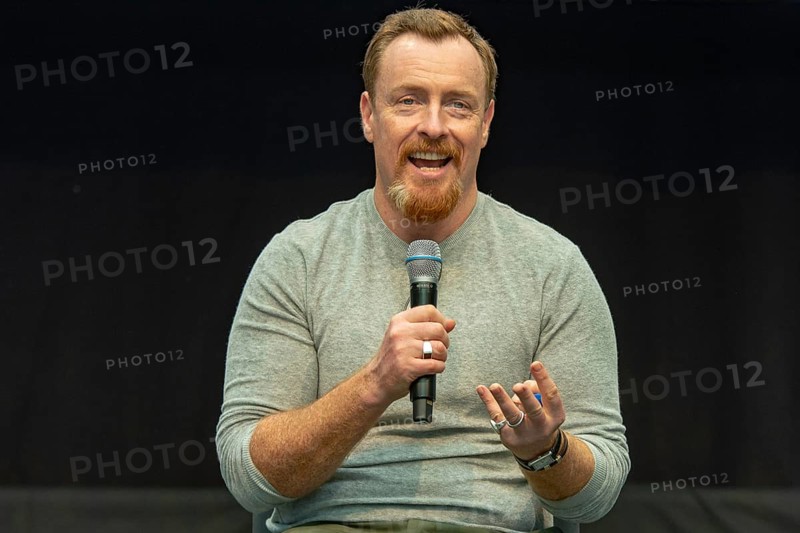 STUTTGART, GERMANY, JUN 30th 2018: Toby Stephens (Black Sails, Lost in Space) at Comic Con Germany Stuttgart, a two day fan convention