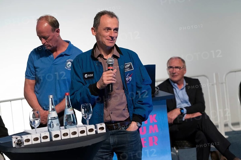 SPEYER, 21 MAY 2022, Presentation of the ASE Universal Astronaut Pin to Pedro Francisco Duque at the ASE, European Astronaut Reunion 2022 at the Technik Museum Speyer