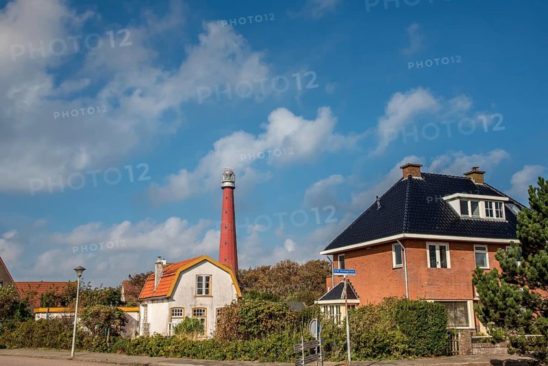 Den Helder, the Netherlands. September 2021. The lighthouse Lange Jaap in Huisduinen, Den Helder.