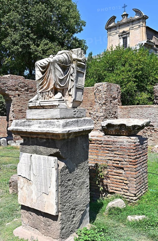 Vestal Virgin, fragment of a sculpture