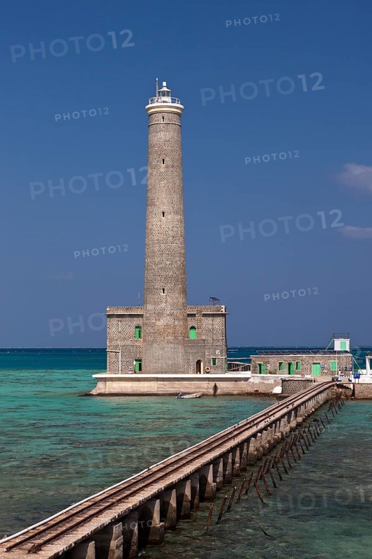 Sanganeb Reef Lighthouse, Red Sea, Sudan, Africa