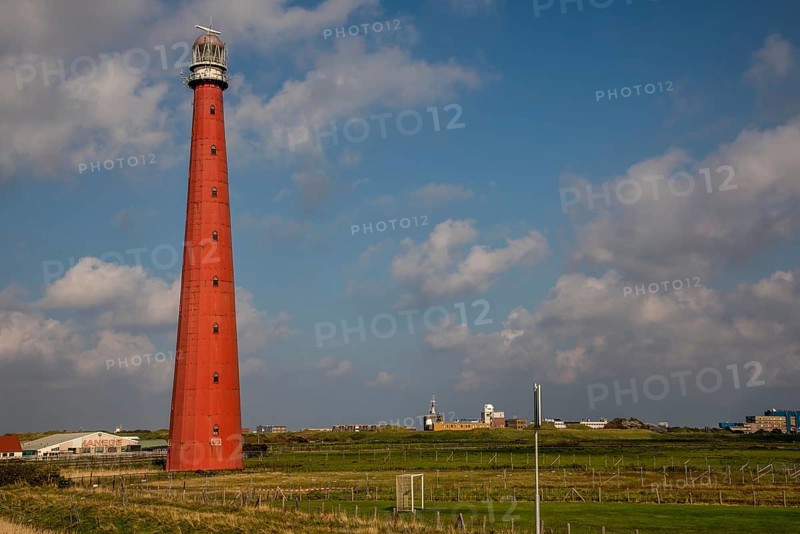 Den Helder, the Netherlands. September 2021. The lighthouse Lange Jaap in Huisduinen, Den Helder.