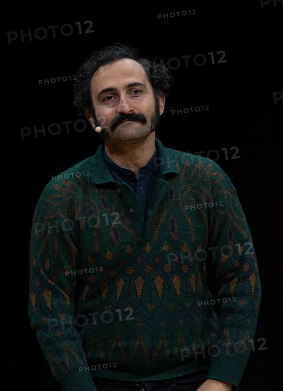 FRANKFURT AM MAIN, Germany, October 21 2023: Amir Gudarzi (*1986, Iranian-Austrian author) at the 75th Frankfurt Book Fair, Europe