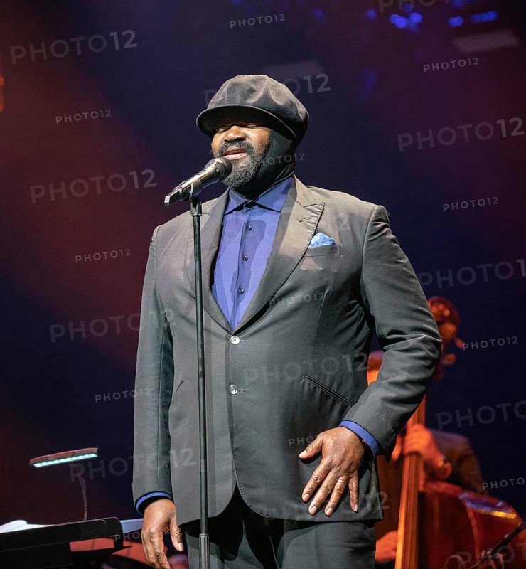 Frankfurt am Main, Germany, April 6th 2019: Gregory Porter (*1971, American jazz vocalist, songwriter, and actor) at Festhalle Frankfurt, Europe