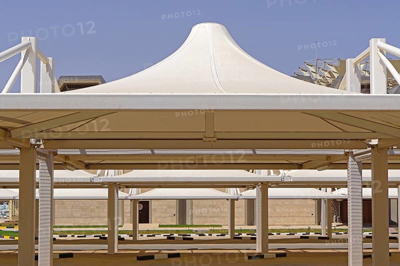 Architecture tent structure for shade in Kuwait
