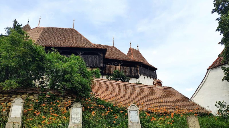 Viscri fortified church, Weißkirch, (World Heritage Site), Transylvania, Romania, Europe