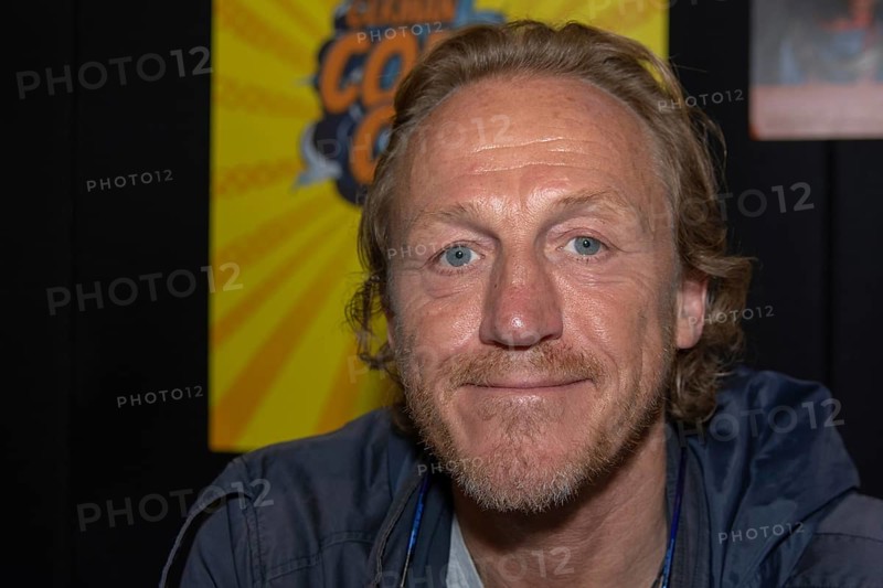 FRANKFURT, GERMANY, MAY 6th 2018: Jerome Flynn (*1963, actor, Bronn in Game of Thrones, Soldier Soldier, Ripper Street) at German Comic Con Frankfurt, a two day fan convention