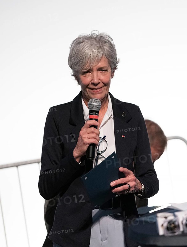 SPEYER, 21 MAY 2022, Presentation of the ASE Universal Astronaut Pin to Claudie Haigneré at the ASE, European Astronaut Reunion 2022 at the Technik Museum Speyer