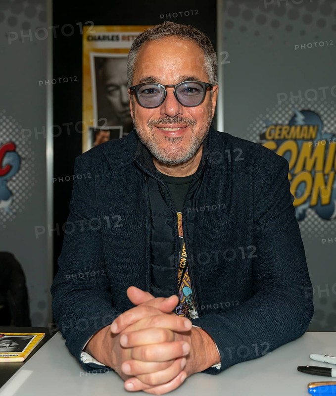 DORTMUND, GERMANY, December 8th 2019: Charles Rettinghaus (*1962, German actor and dubbing actor) at German Comic Con Dortmund, a two day fan convention