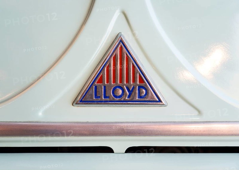 Logotype of the Lloyd LT 500, Lloyd Motoren Werke G.m.b.H., 1955, Germany, Europe