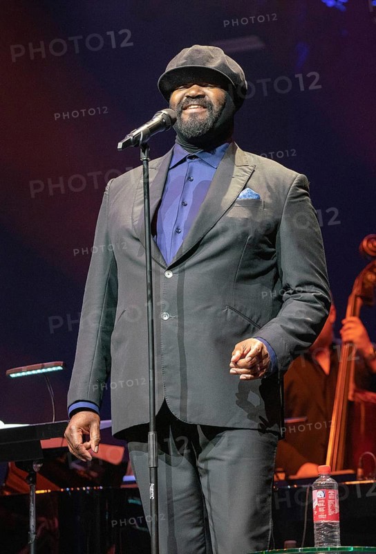 Frankfurt am Main, Germany, April 6th 2019: Gregory Porter (*1971, American jazz vocalist, songwriter, and actor) at Festhalle Frankfurt, Europe