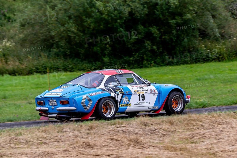 ADAC Eifel Rally Festival 2023, classic car, Alpine Renault A 110 1800, Vulkaneifel, Eifel, Rhineland-Palatinate, Germany, Europe