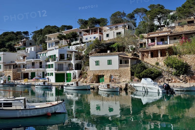 Fishing boats in the port of Cala Figuera, Majorca, Balearic Islands, Spain, Europe