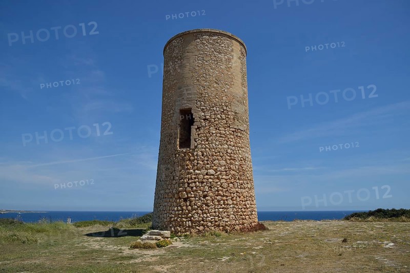 Torre del Serral dels Falcons, Falcon Tower, Porto Cristo, Majorca, Balearic Islands, Spain, Europe
