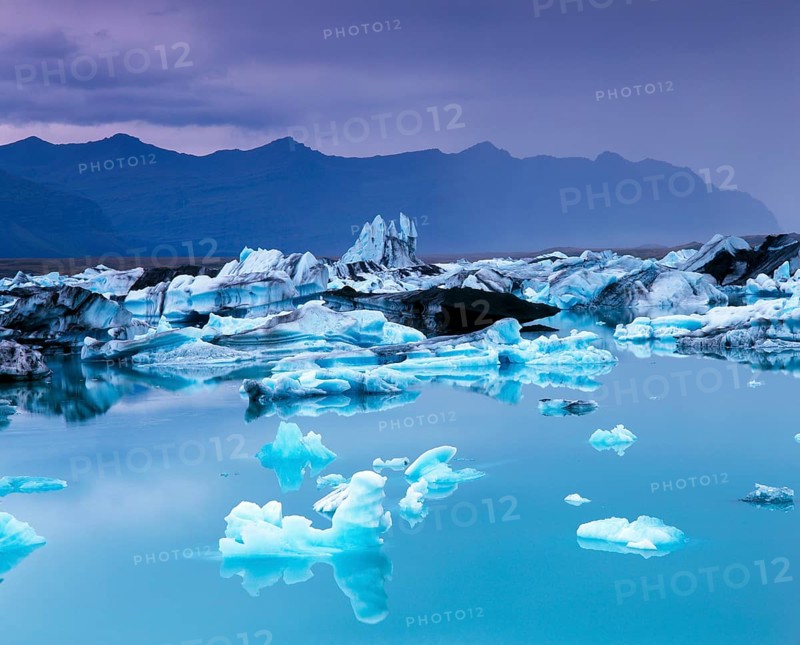 Glacier lake Joekulsarlon, Iceland, Europe