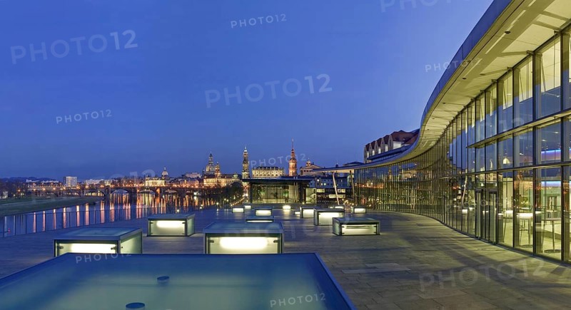 View of Dresden's old town from the congress centre
