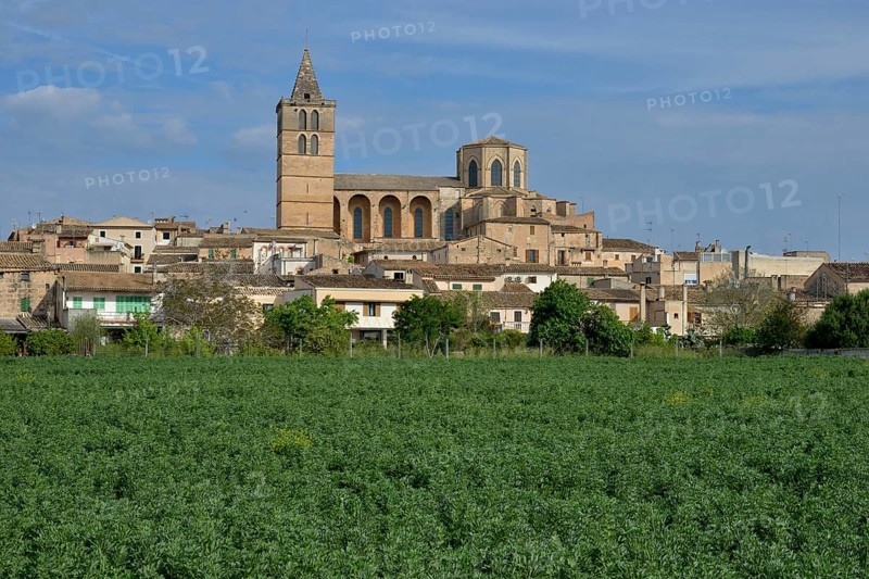 Parish church Nostra Senyora dels Angels, Sineu, Majorca, Balearic Islands, Spain, Europe