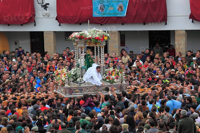 Black Madonna, Marian pilgrimage, pilgrimage, Santuario Virgen de la Cabeza, Andujar, Province of Jaon, Andalusia, Spain, Europe