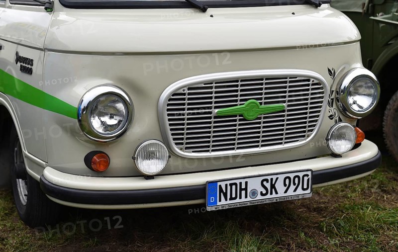DDR Oldtimer Barkas B1000 at a classic car meeting in Benneckenstein in the Harz Mountains, Germany, Europe