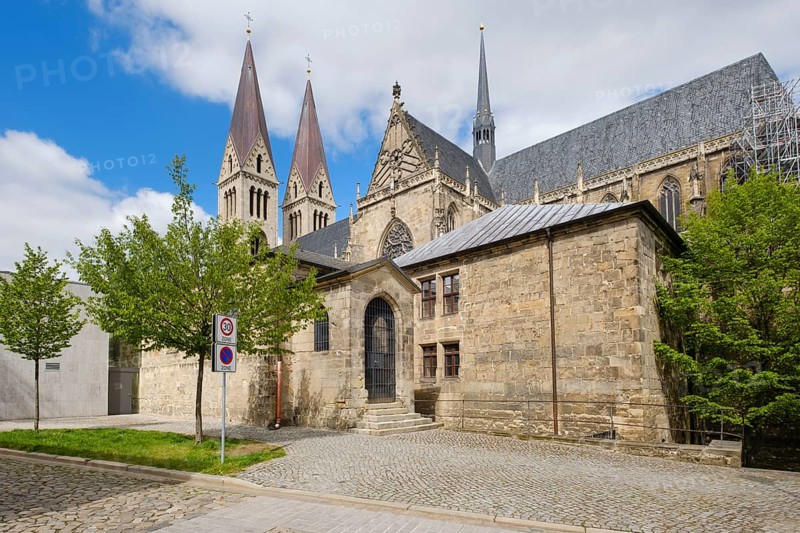 St. Stephanus and Sixtus Cathedral, Halberstadt, Harz Mountains, Saxony-Anhalt, Germany, Europe