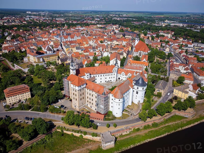 Torgau with Hartenfels Castle
