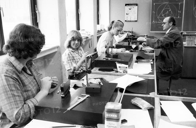 Training at the Volkswagen plant is sought after by apprentices and is considered exemplary 11.05.1979 in Wolfsburg, Germany, Europe
