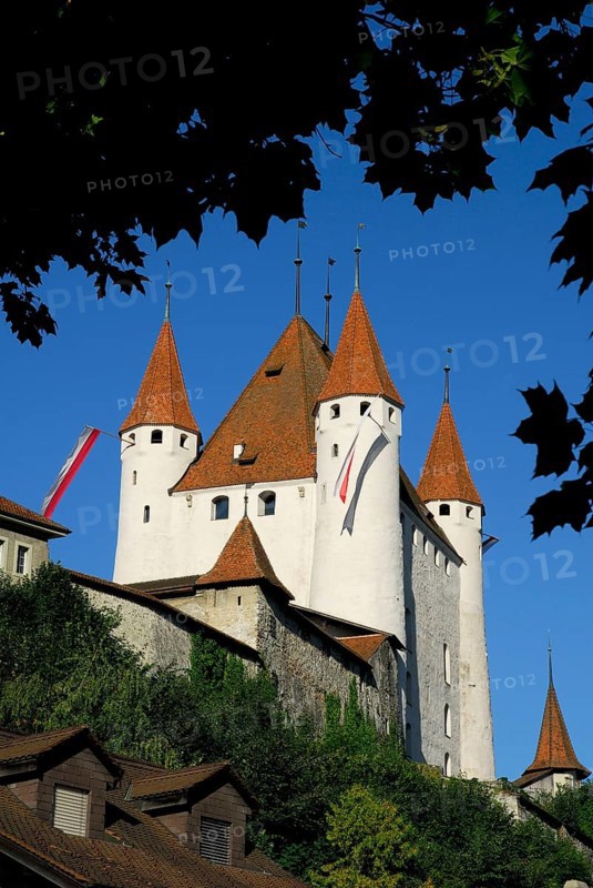 Thun Castle, Thun, Canton of Bern, Switzerland, Europe