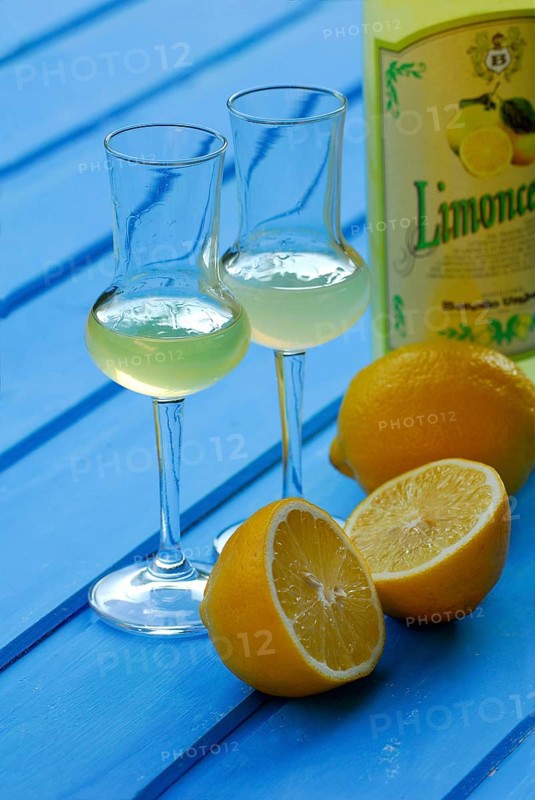 Limoncello, lemon liqueur, Italy, Europe