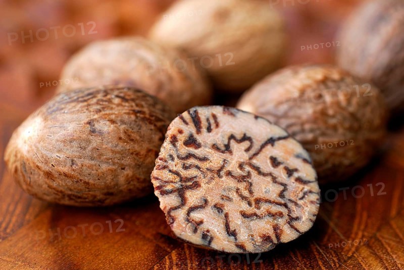 Nutmegs ( Myristica fragrans)